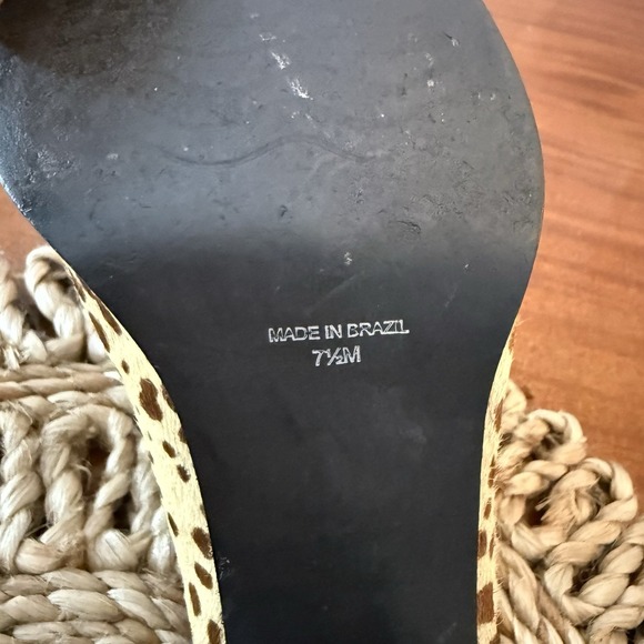 Matisse Women's Commodore Calf Hair Mule Heels – Size 7.5M – Animal Print – Leat - Picture 13 of 13